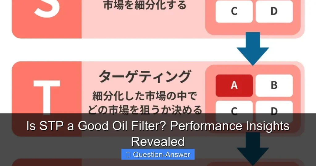 Is STP a Good Oil Filter? Performance Insights Revealed