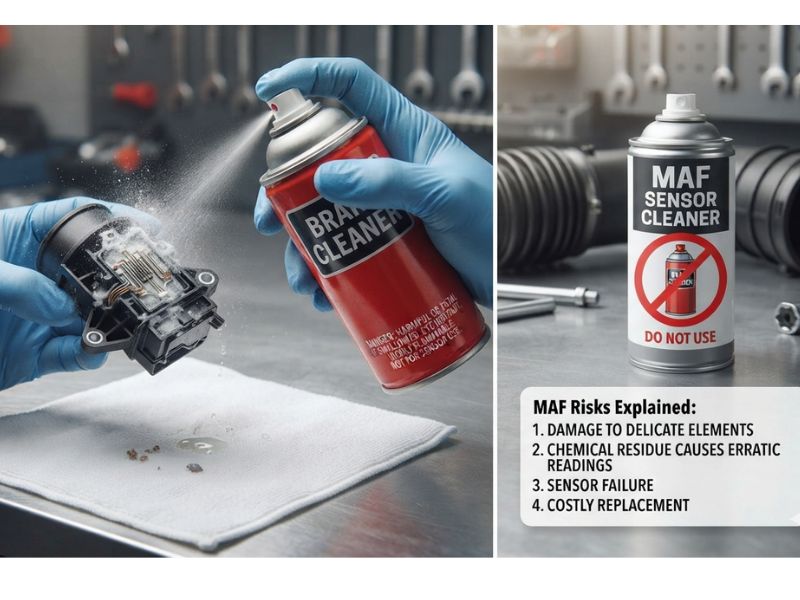Can You Use Brake Cleaner on a MAF Sensor