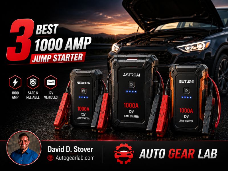3 Best 1000 Amp Jump Starter: Compact Power for Dead Batteries