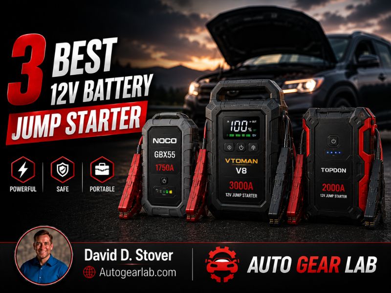 3 Best 12V Battery Jump Starter: Reliable Power for Dead Batteries