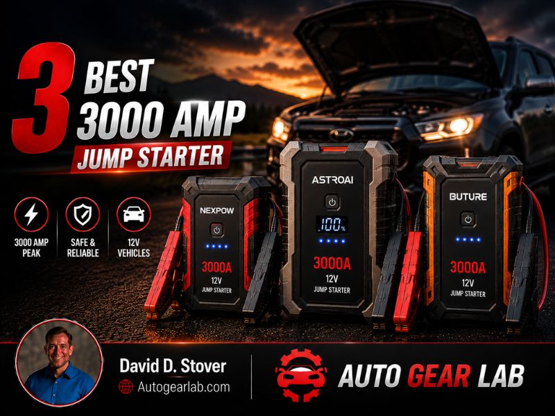 3 Best 3000 Amp Jump Starter: Serious Power for Larger Engines