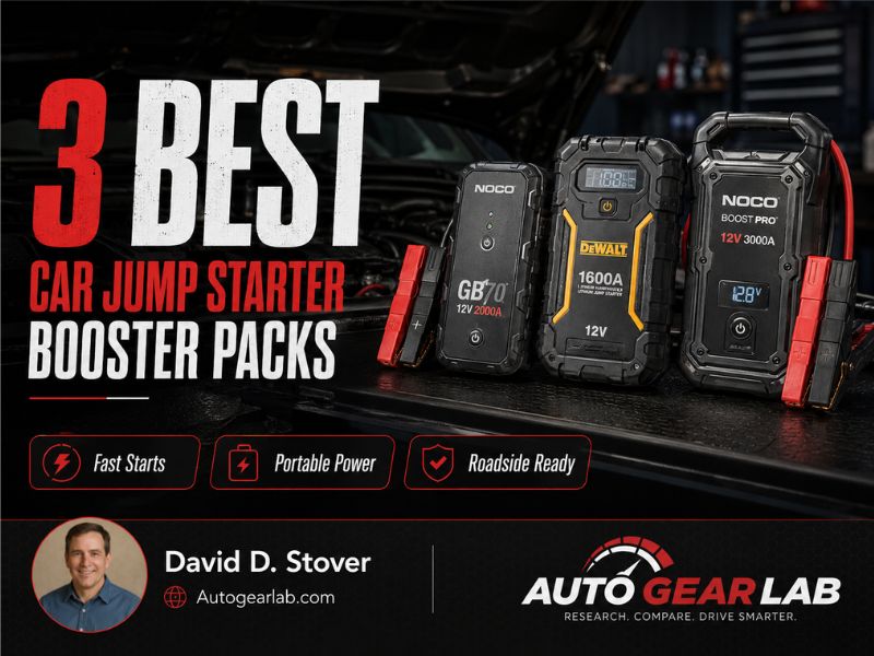 3 Best Car Jump Starter Booster Packs: Reliable Roadside Power