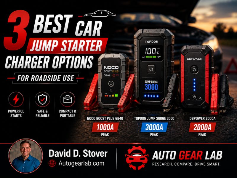 3 Best Car Jump Starter Charger Options for Roadside Use