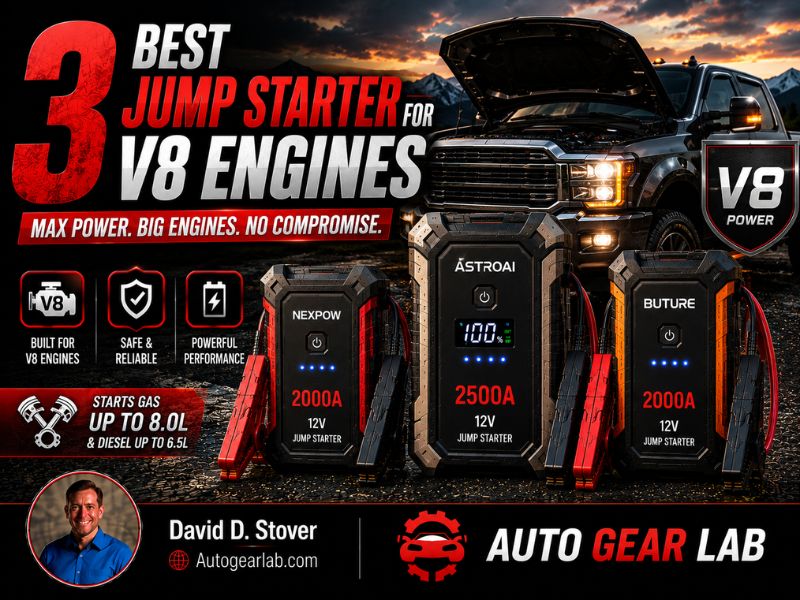3 Best Jump Starter for V8 Engines: Reliable Power for Big Motors