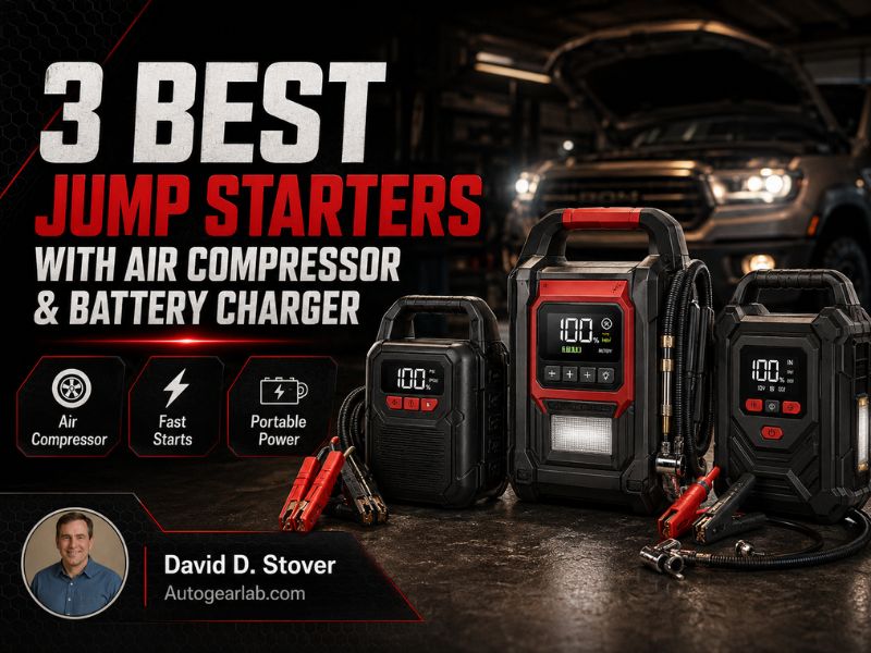 3 Best Jump Starter with Air Compressor and Battery Charger: One Box for Roadside Emergencies
