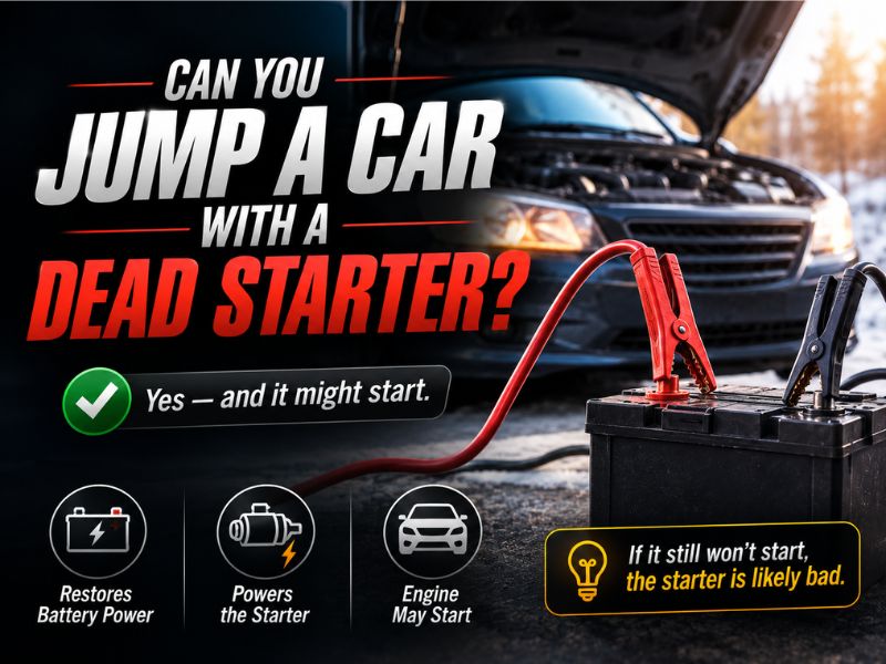 Can You Jump a Car With a Dead Starter? What You Need to Know