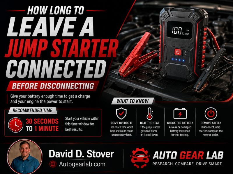 How Long to Leave a Jump Starter Connected Before Disconnecting