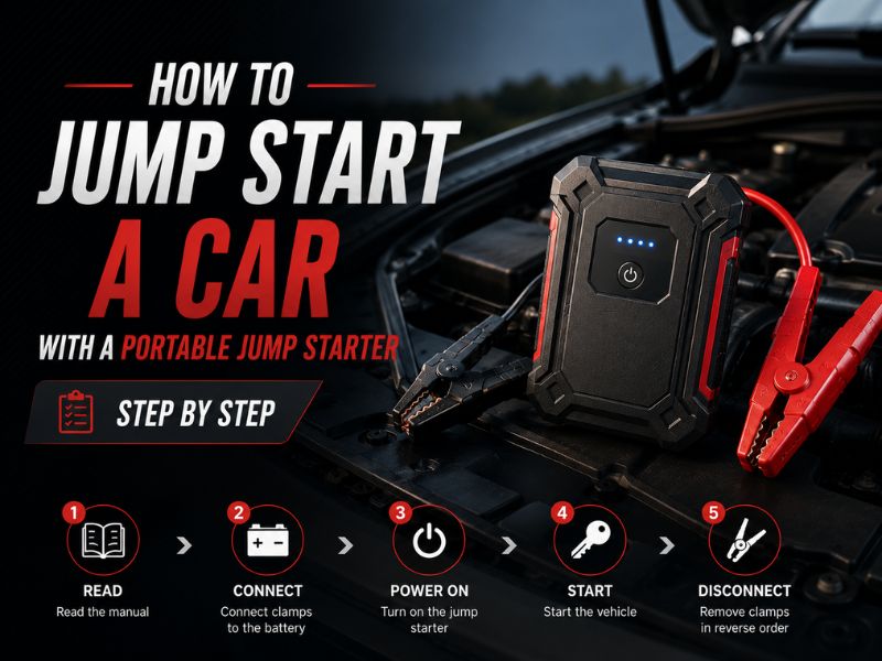 Before You Connect the Jump Starter