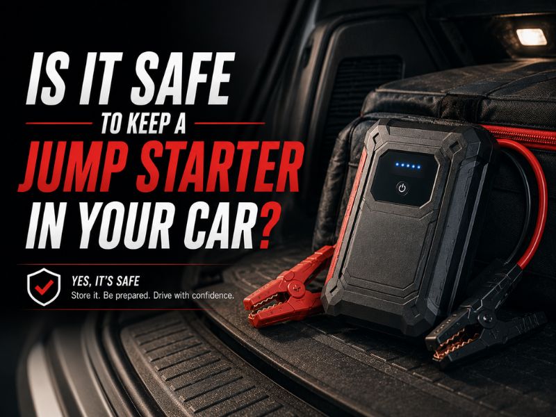 Keeping a Jump Starter in the Car Is Usually Normal