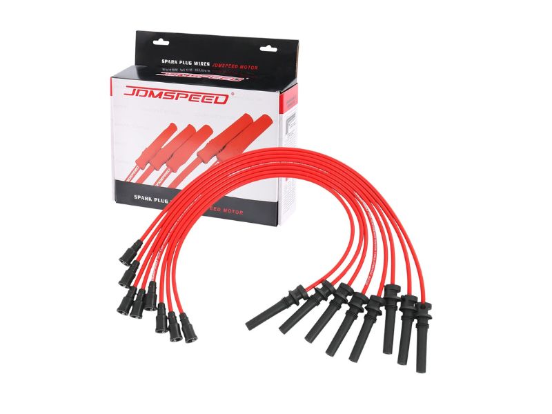 JDMSPEED 8.5mm Red Silicone Spark Plug Wire Set – Best Budget Choice