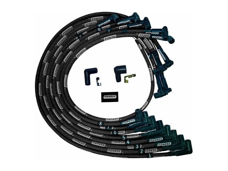Moroso 51528 Ultra Series Sleeved Spark Plug Wire Set
