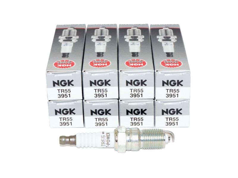 NGK 3951 TR55 V-Power Spark Plugs – 8 Pack