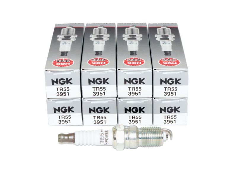 NGK 3951 TR55 V-Power Spark Plugs – 8 Pack