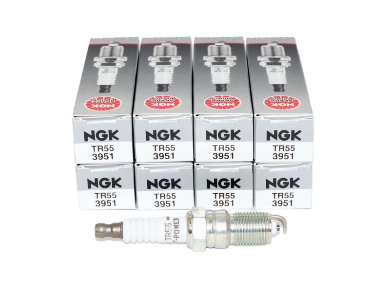 NGK 3951 TR55 V-Power Spark Plugs – 8 Pack