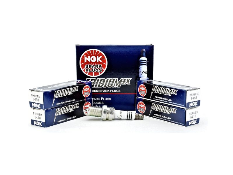 NGK 6418 BKR6EIX Iridium IX Spark Plug 4-Pack