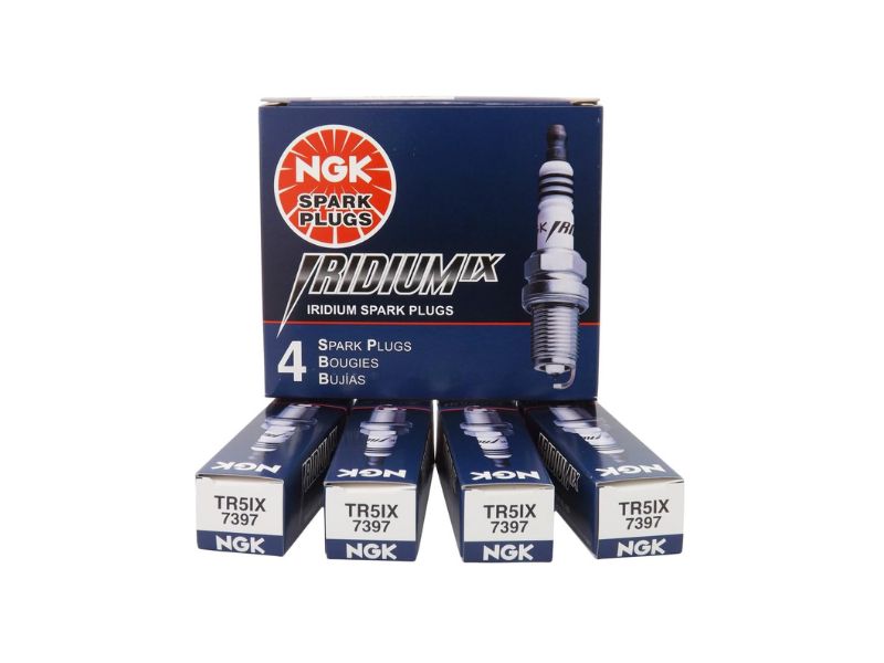 NGK 7397 TR5IX Iridium IX Spark Plugs, 4-Pack
