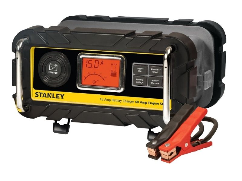 STANLEY BC15BS 15A Automatic Battery Charger - Best Charger With Engine Start Assist