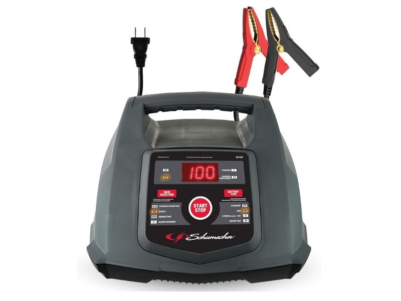 Schumacher Electric  Fully Automatic Charger and Engine Starter - Best Garage Multi-Function Charger