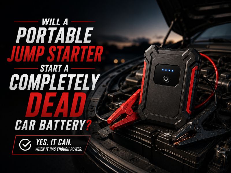 Will a Portable Jump Starter Start a Completely Dead Car Battery?