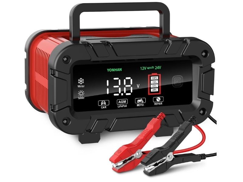 YONHAN 10A 12V/24V Smart Car Battery Charger - Best Value 10A Charger
