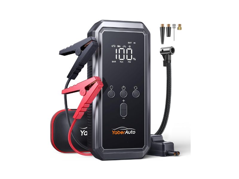 YaberAuto YA70 6000A Jump Starter with Air Compressor