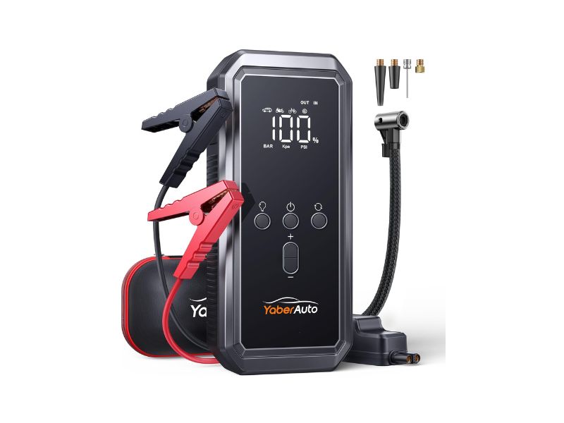 YaberAuto YA70 6000A Jump Starter with Air Compressor