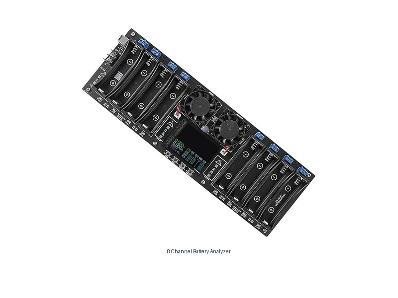 8 channel battery analyzer