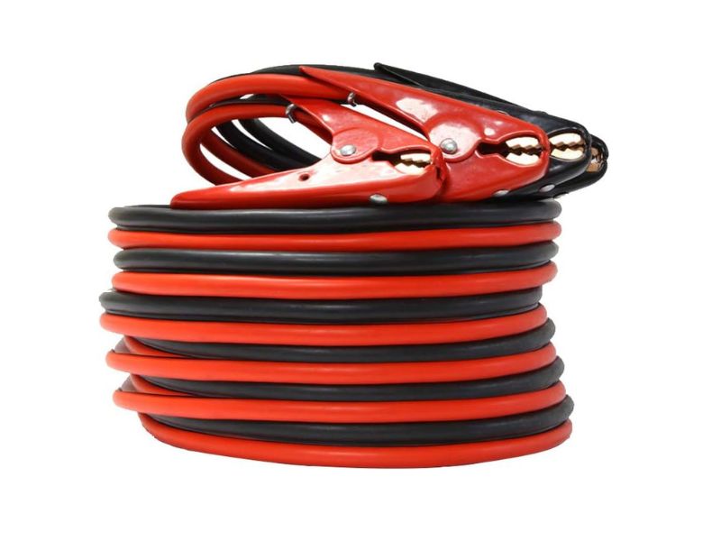 A ABIGAIL 1-Gauge 25-Foot 800A Heavy Duty Jumper Cables - Best for Farm and Fleet Use