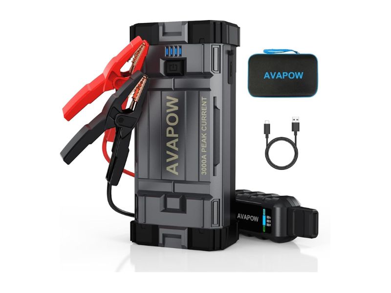 AVAPOW A28 3000A Car Battery Jump Starter - Best Force-Start Option