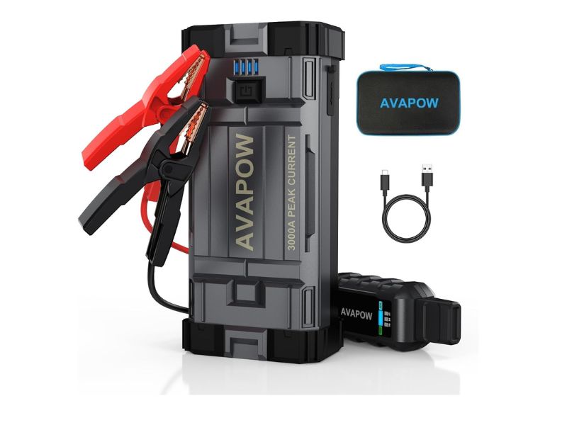 AVAPOW A28 3000A Car Battery Jump Starter - Best for Larger Engines