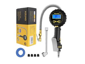 AZUNO Digital Tire Inflator with Pressure Gauge 200 PSI - Best Heavy-Duty Value