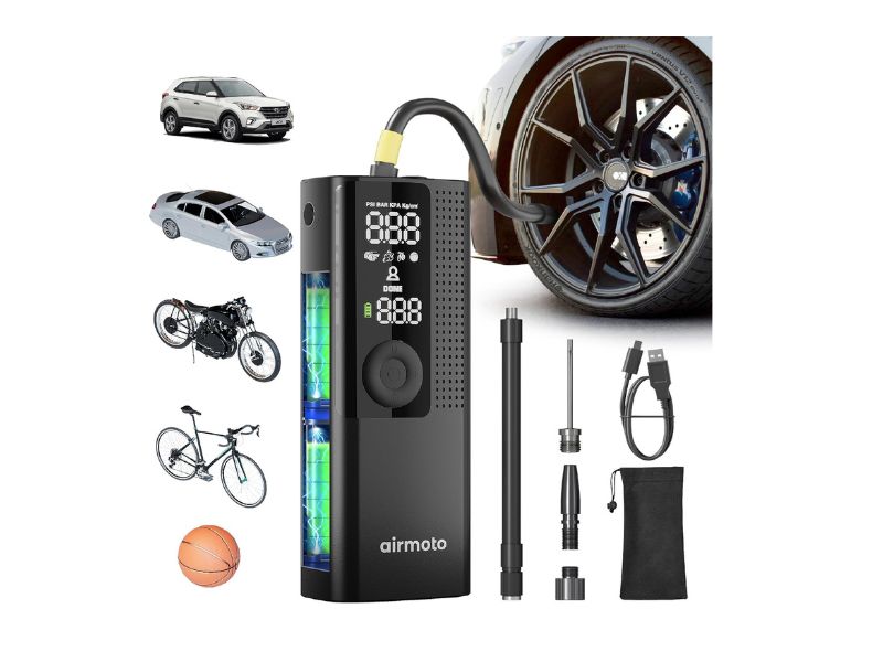 Airmoto Tire Inflator Portable Air Compressor - Best Overall