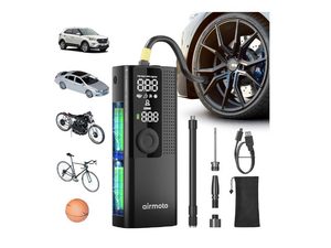 Airmoto Tire Inflator Portable Air Compressor – Best Overall Hand Held Tire Inflator