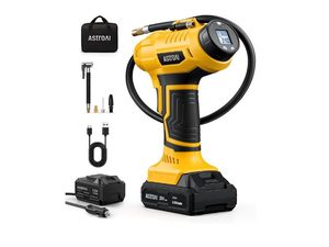 AstroAI 20V Cordless Tire Inflator — Best Removable-Battery Cordless Pick