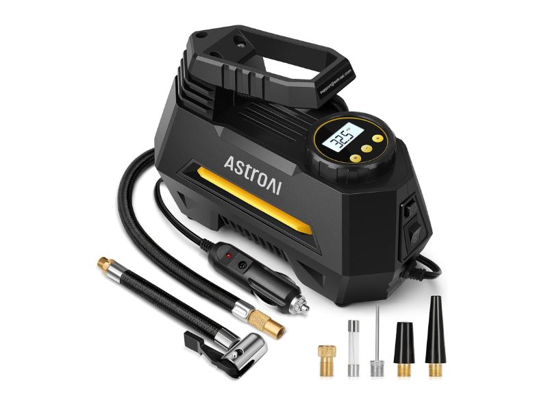 AstroAI AIRUN H Tire Inflator Portable Air Compressor - Best Overall for Everyday SUV Use