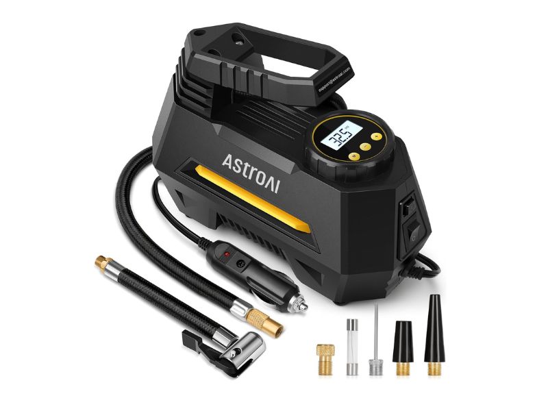 AstroAI AIRUN H Tire Inflator Portable Air Compressor - Overall Best Pick
