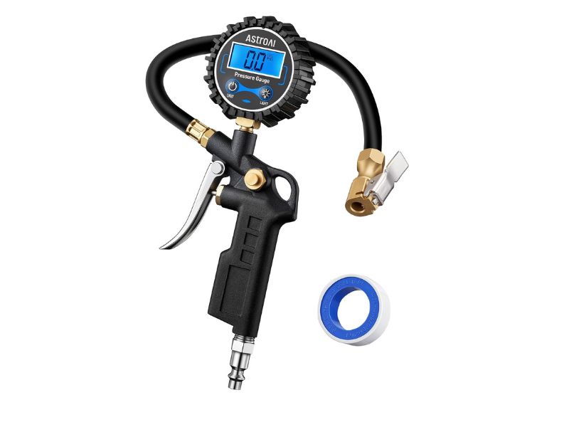 AstroAI Digital Tire Pressure Gauge with Inflator 250 PSI - Best Overall