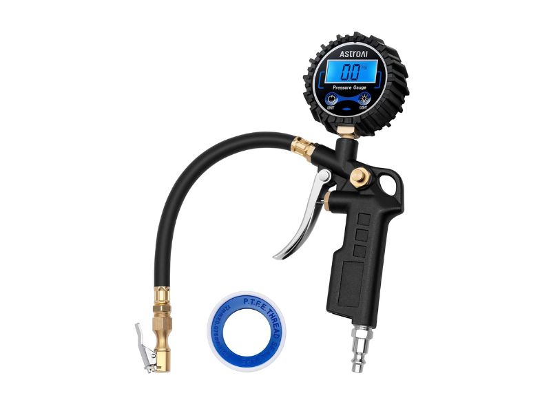 AstroAI Digital Tire Pressure Gauge with Inflator 250 PSI - Best Overall