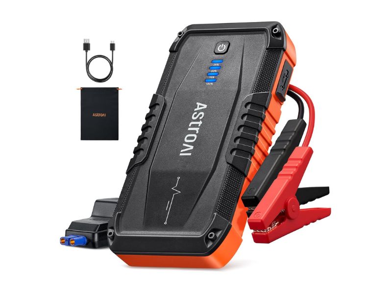 AstroAI S8 1500A Car Battery Jump Starter - Best Lightweight Value