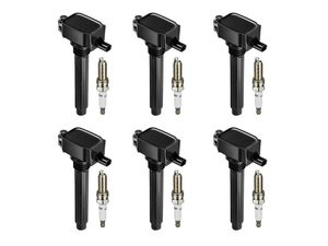 BDFHYK UF648 Ignition Coil Pack and Iridium Spark Plug Set