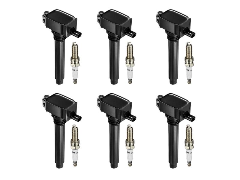 BDFHYK UF648 Ignition Coil Pack and Iridium Spark Plug Set