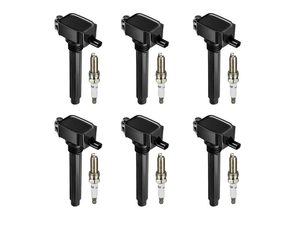 BDFHYK UF648 Ignition Coil and Iridium Spark Plug Set
