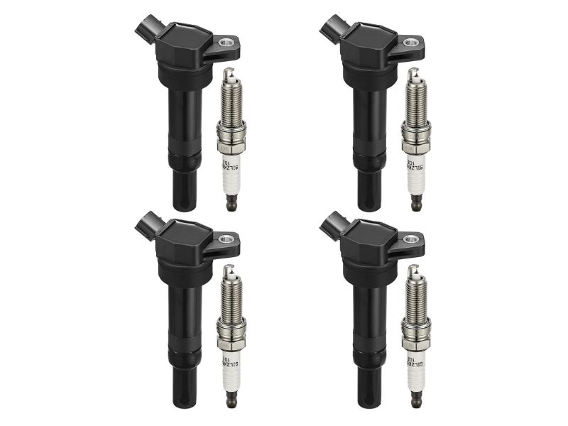 BDFHYK UF651 Ignition Coil and Iridium Spark Plug Set
