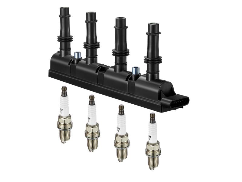 BDFHYK UF669 Ignition Coil and Iridium Spark Plug Kit