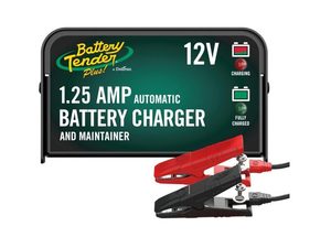 Battery Tender Plus 1.25A Battery Charger and Maintainer - Best for Long-Term Vehicle Storage