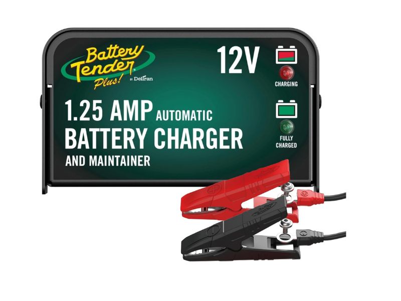 Battery Tender Plus 12V 1.25A Charger and Maintainer - Best for Long-Term Maintenance