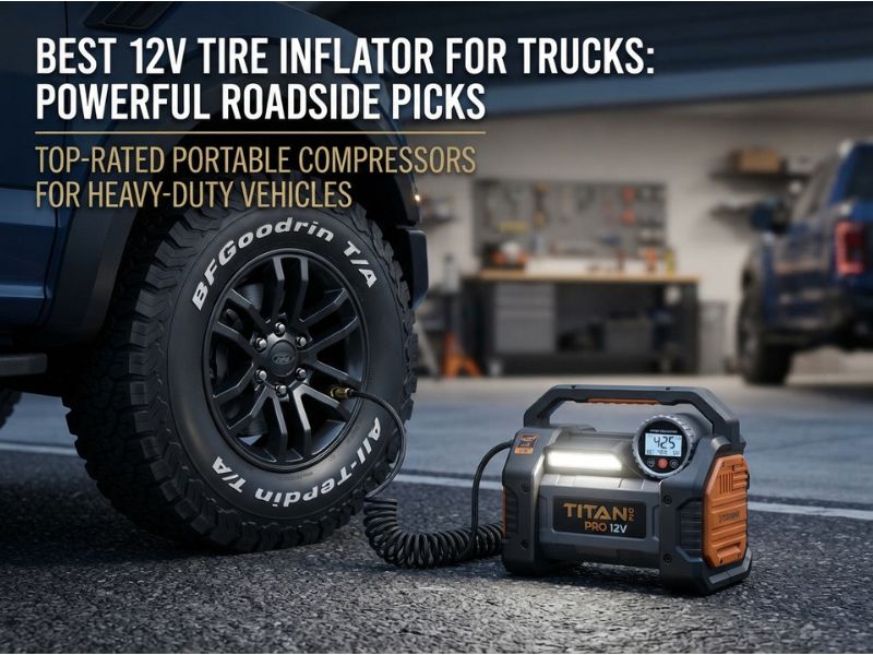 Best 12V Tire Inflator for Trucks: Powerful Roadside Picks
