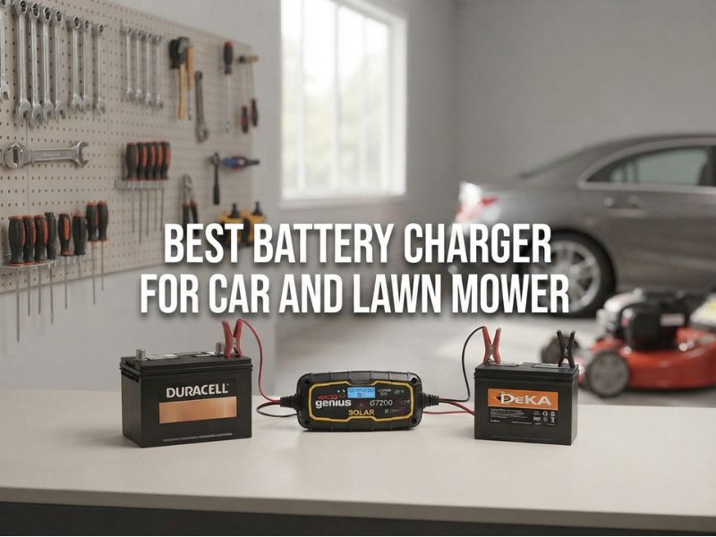 Best Battery Charger for Car and Lawn Mower: Smart Picks