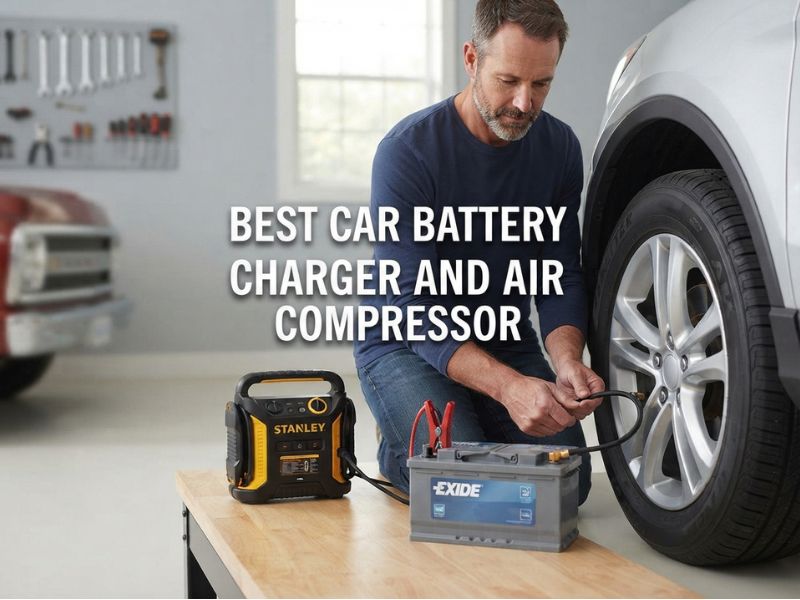 Best Car Battery Charger and Air Compressor: Roadside Picks