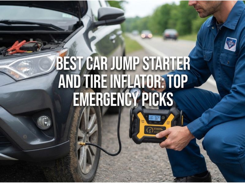 Best Car Jump Starter and Tire Inflator: Top Emergency Picks